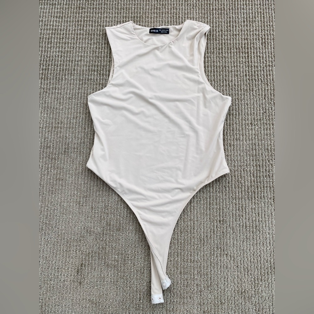 Shein beige body suit